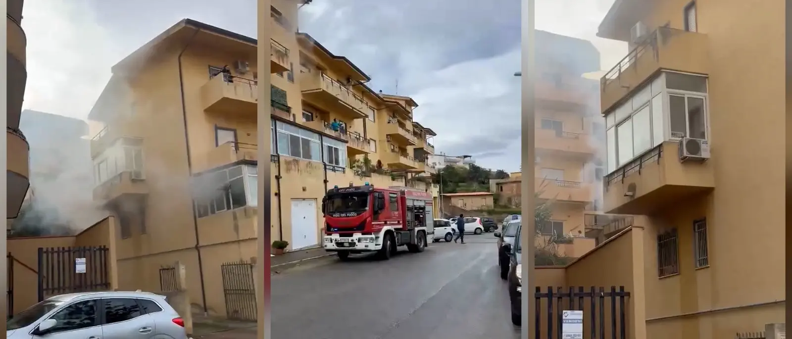 Incendio in un appartamento a Villa, Vigili del fuoco in azione\n