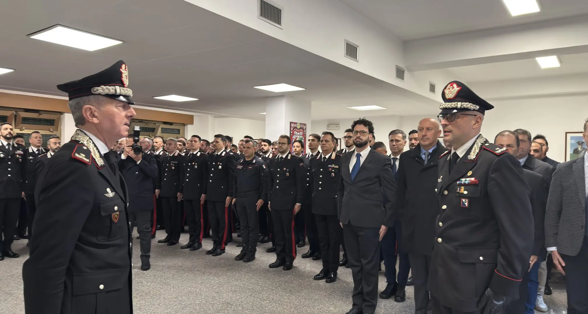 Il Generale di Brigata Riccardo Sciuto incontra i Carabinieri della provincia di Reggio Calabria\n