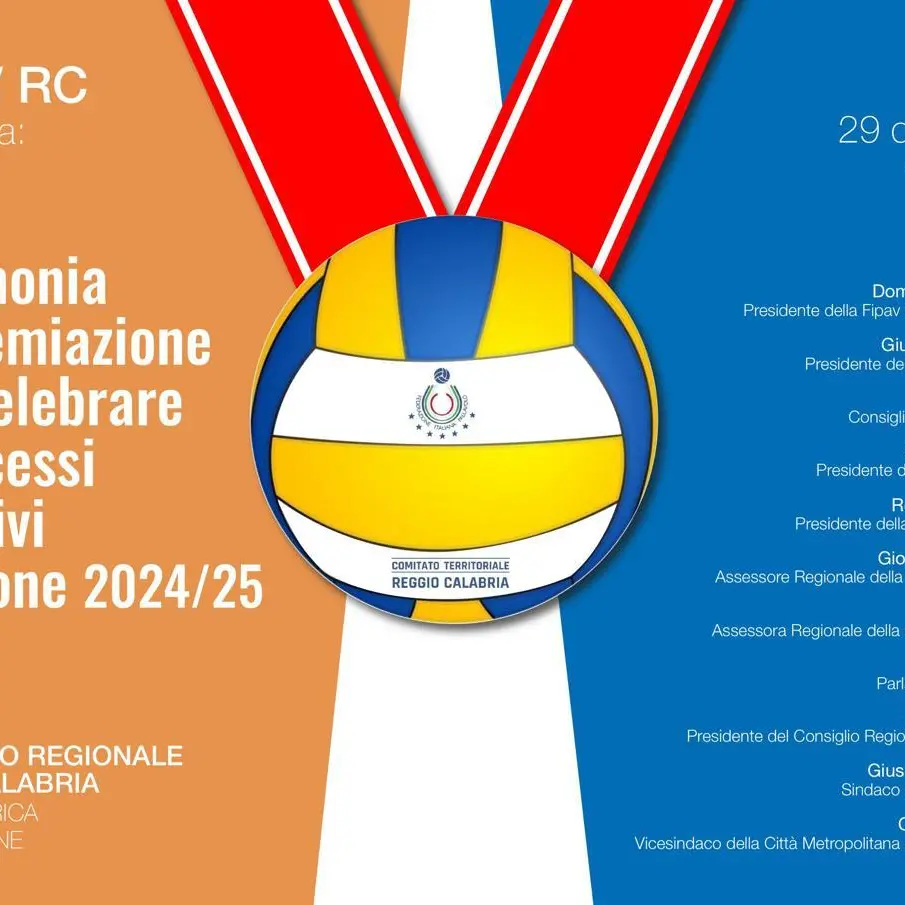 La Fipav di Reggio Calabria celebra le eccellenze della pallavolo reggina\n