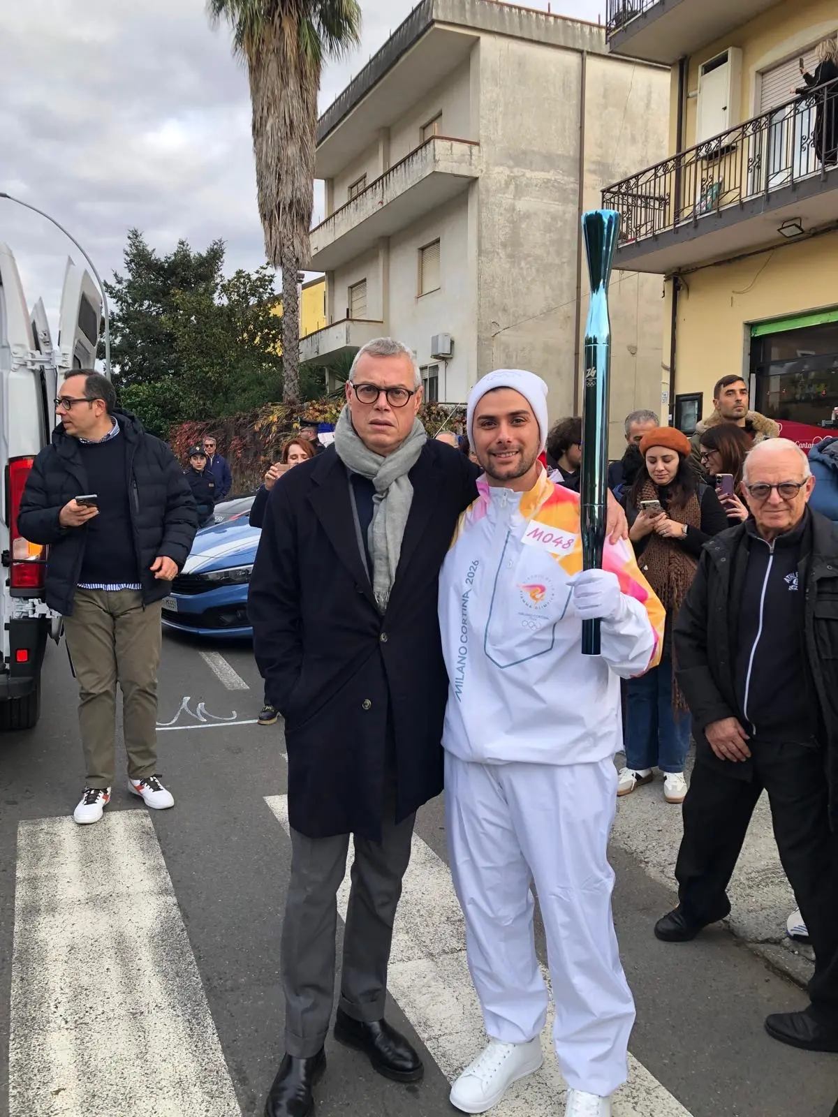 Fiamma olimpica a Lamezia Terme, la soddisfazione degli assessori Pirelli e Spinelli:\u00A0«La città è viva»\n\n\n\n\n