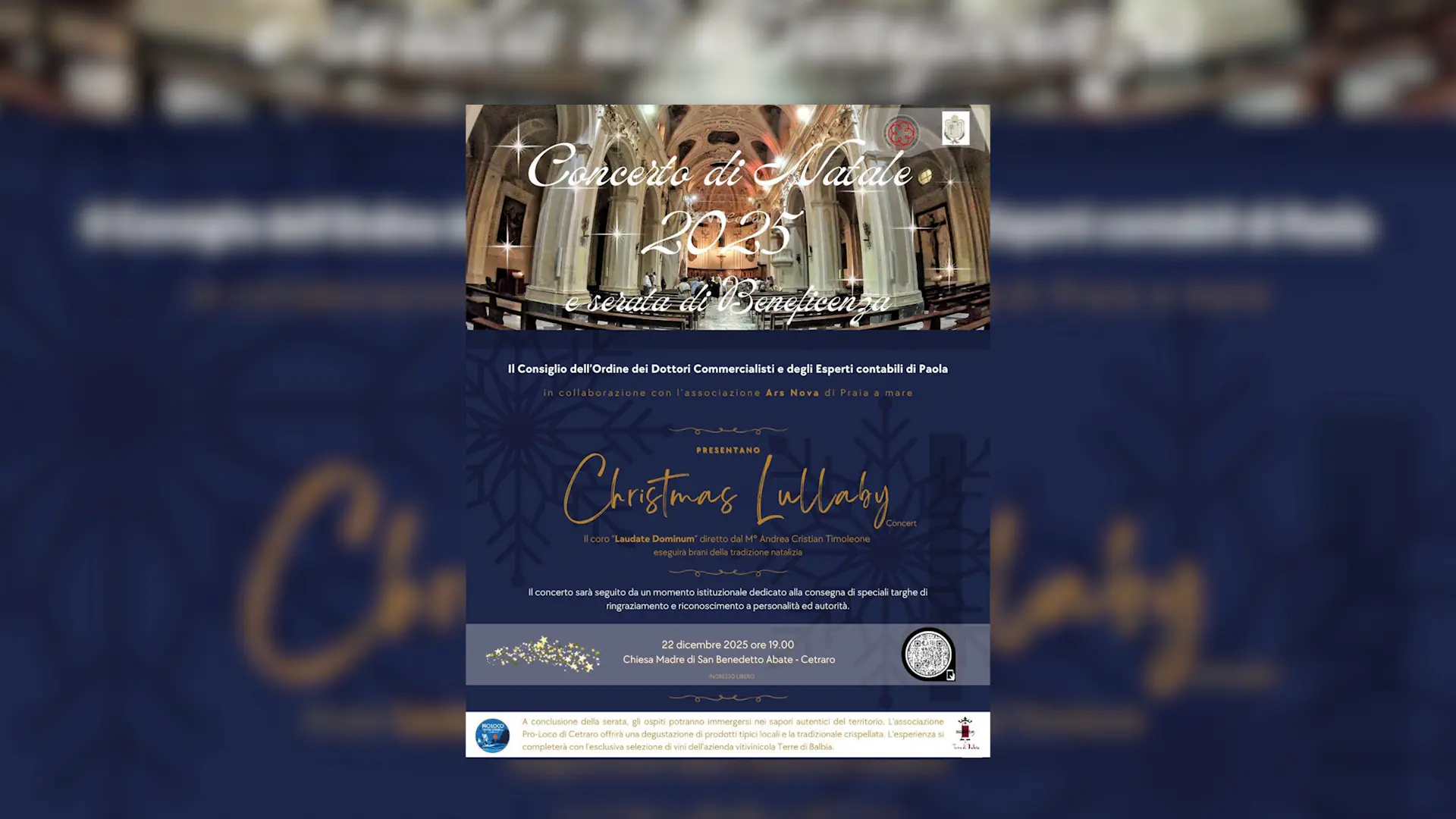 <p>La locandina dell'evento</p>\\n