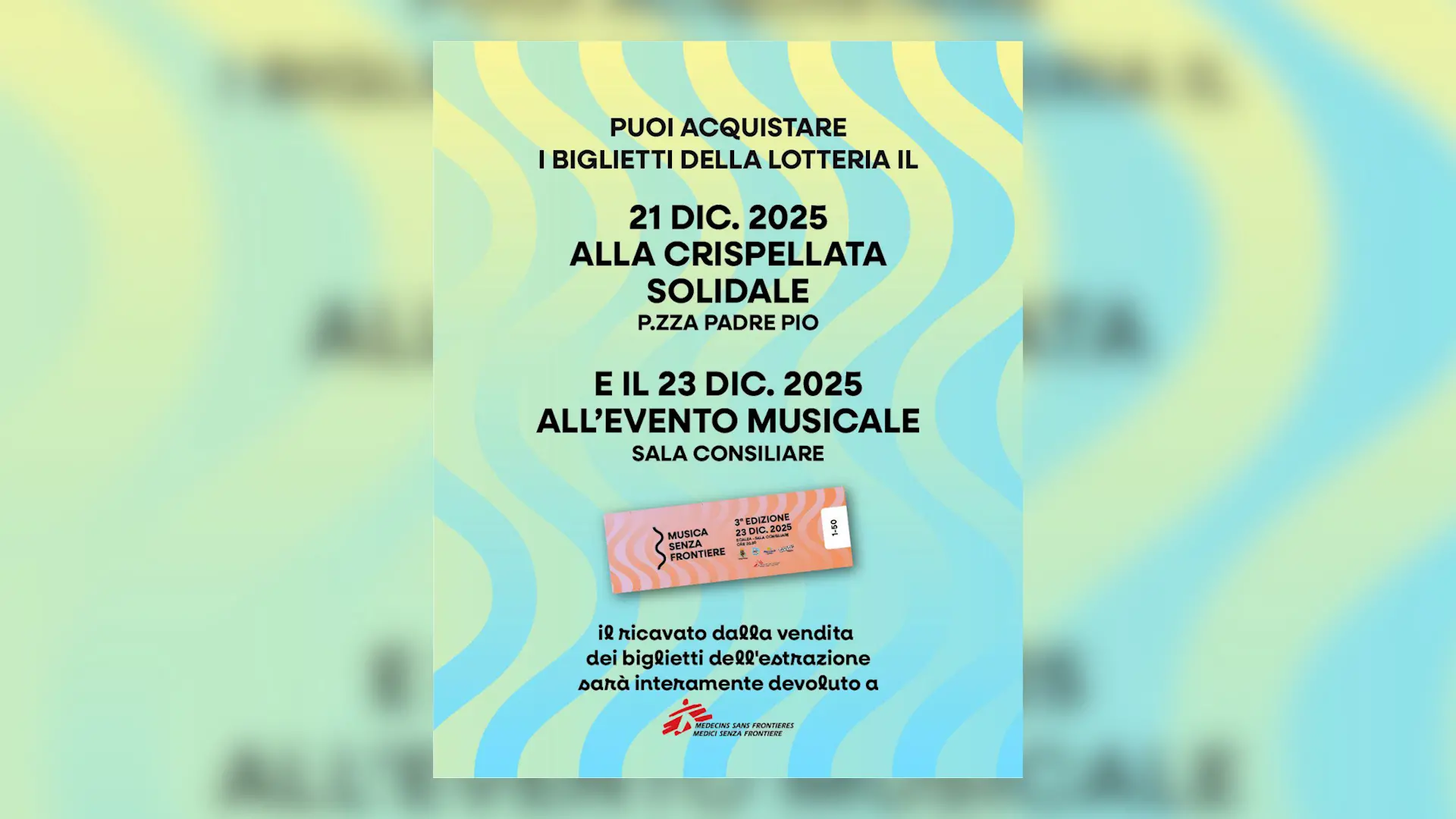 <p>La locandina dell'evento</p>\\n