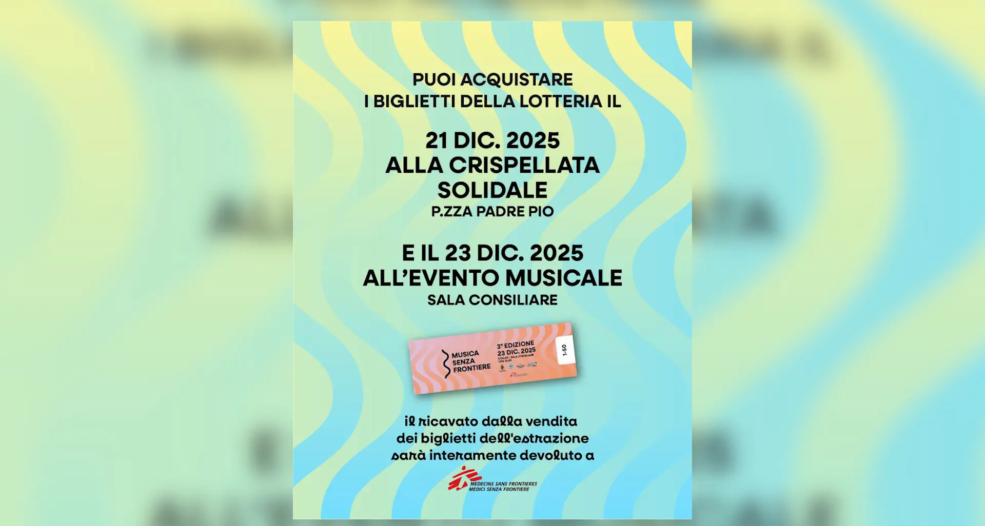 Musica Senza Frontiere, a Scalea due serate di raccolta fondi