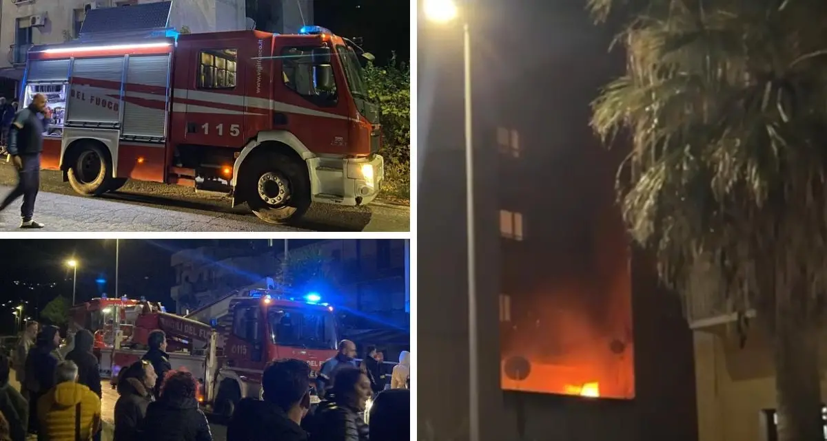 Cetraro, palazzo avvolto dalle fiamme: anziana morta carbonizzata\n