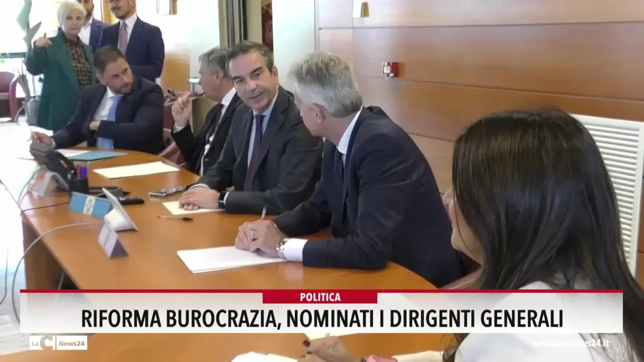 Riforma, burocrazia nominati i dirigenti generali