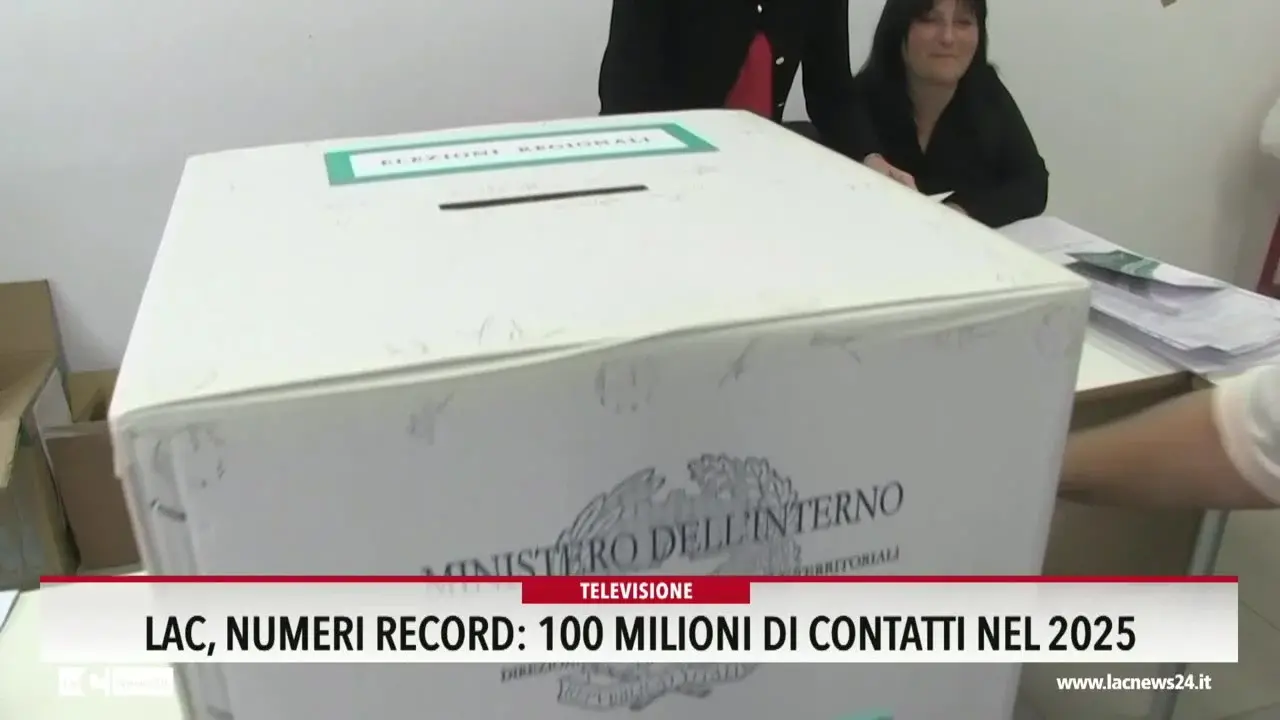 LaC, numeri record: 100 milioni di contatti nel 2025