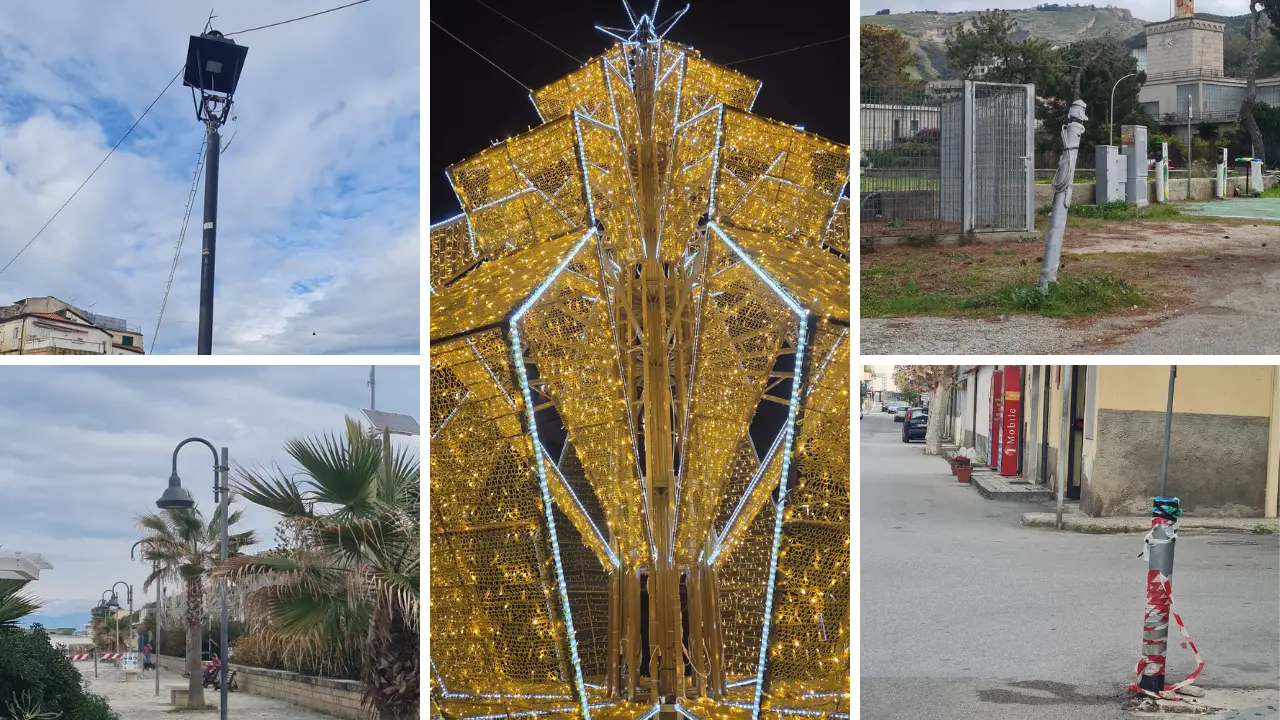 Tropea, luminarie natalizie accese in centro ma interi quartieri al buio: criticità segnalate\u00A0e nessuna risposta\n