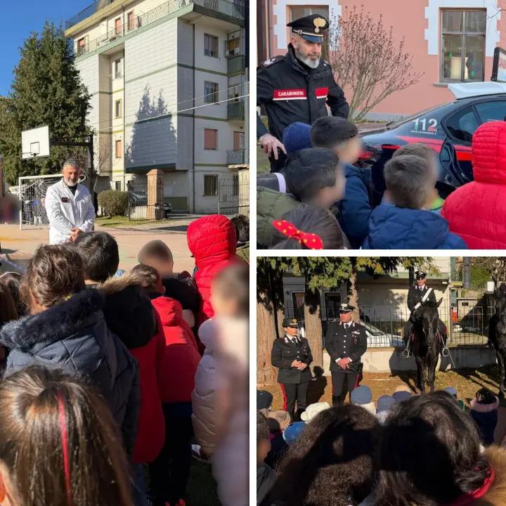 I carabinieri incontrano gli studenti dell’Istituto comprensivo Azaria Tedeschi di Serra San Bruno\n