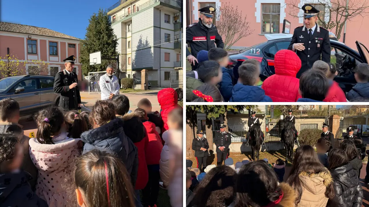 I carabinieri incontrano gli studenti dell’Istituto comprensivo Azaria Tedeschi di Serra San Bruno\n