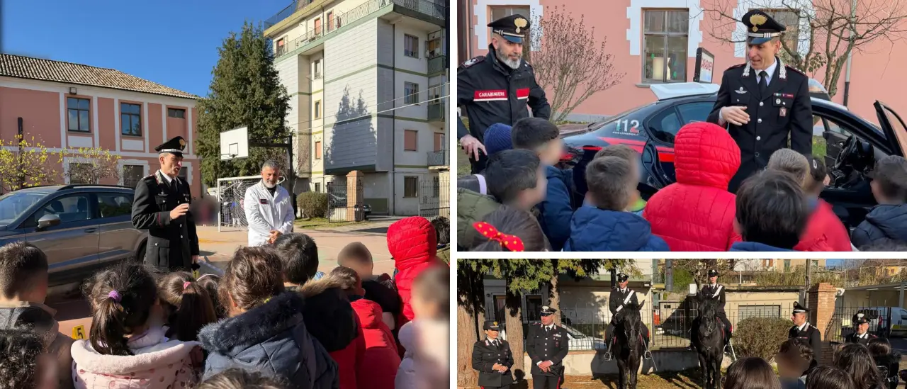 I carabinieri incontrano gli studenti dell’Istituto comprensivo Azaria Tedeschi di Serra San Bruno\n