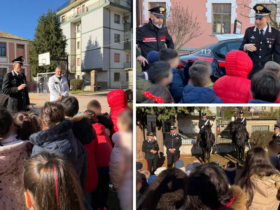 I carabinieri incontrano gli studenti dell’Istituto comprensivo Azaria Tedeschi di Serra San Bruno