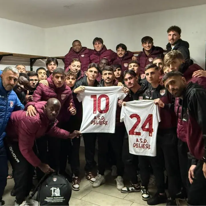 Promozione B: Deliese campione d’inverno ma non ha voglia di esultare: amaranto in ansia per il piccolo Domenico\n