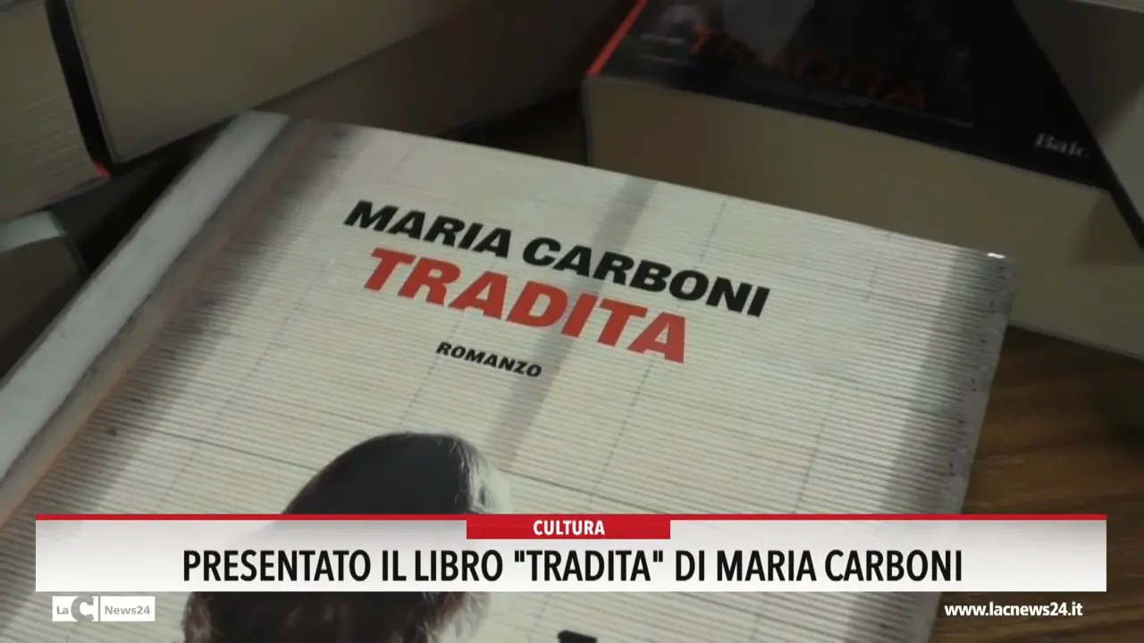 Presentato il libro \"Tradita\" di Maria Carboni