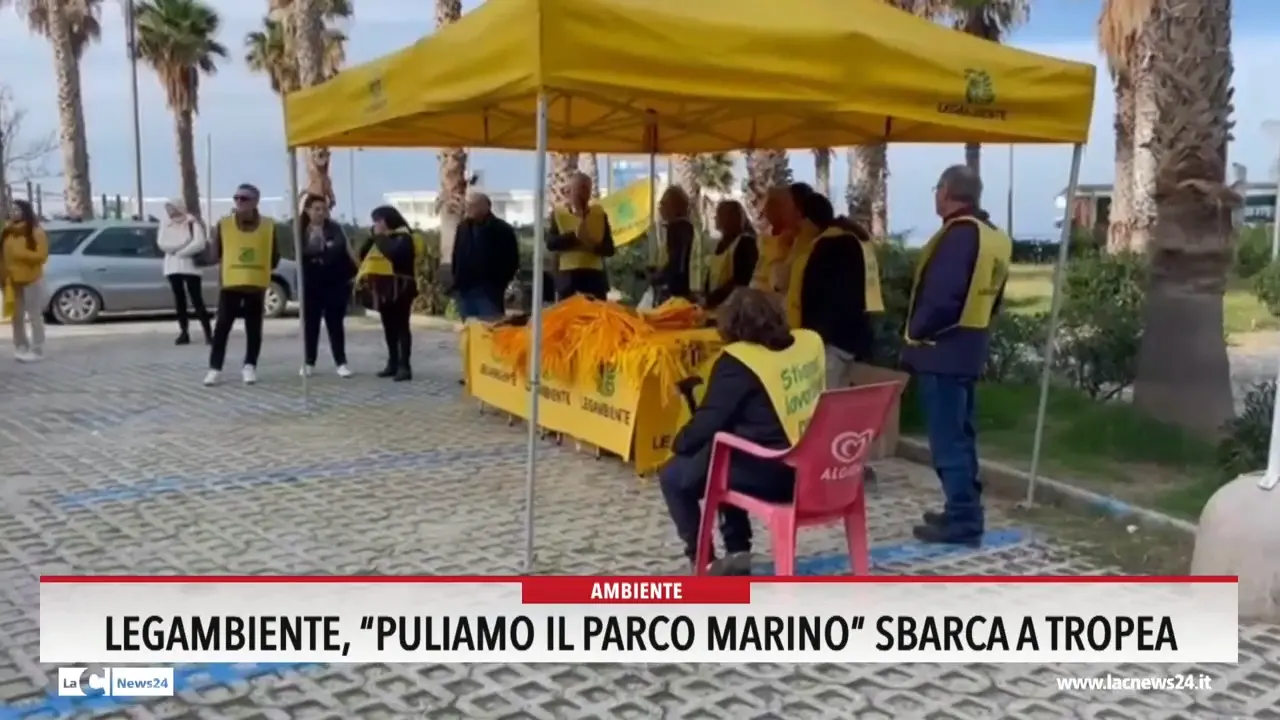 Legambiente, \"Puliamo il parco marino\" sbarca a Tropea