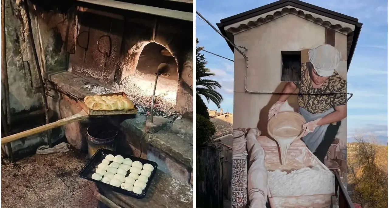 A Mendicino forni accesi e un murale celebrano l’arte del pane