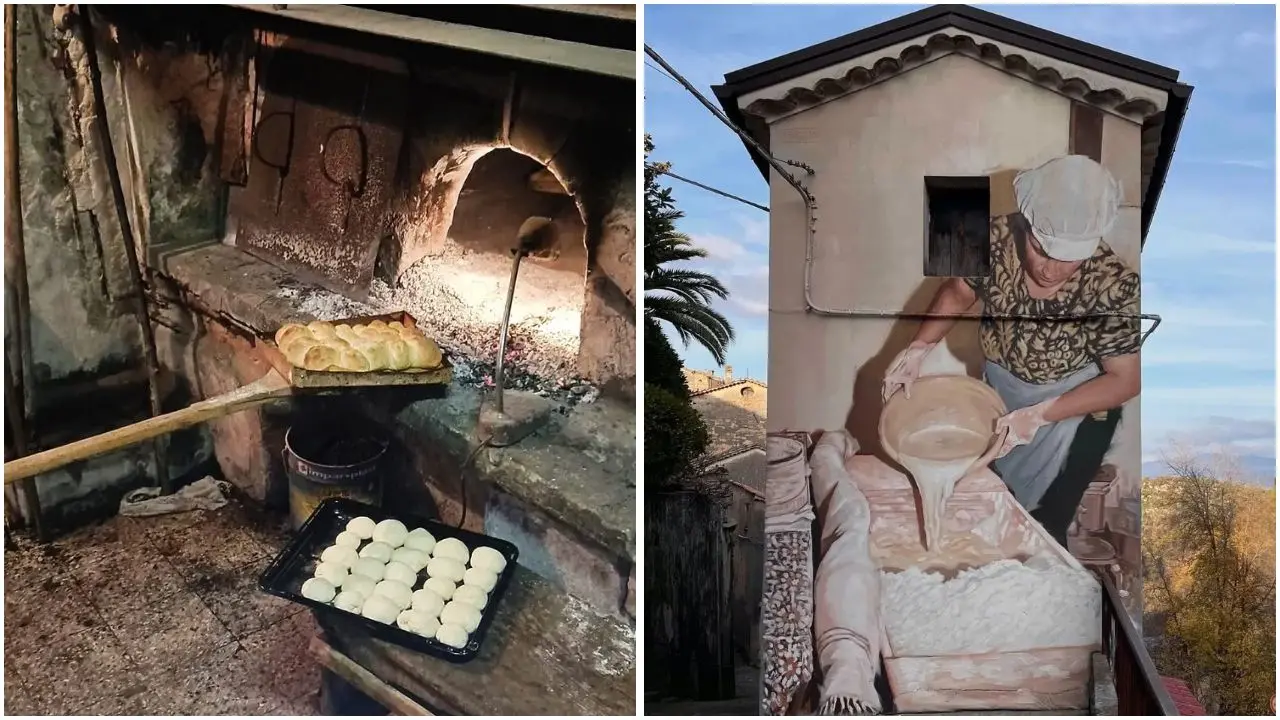 Città della seta e ora anche del pane,\u00A0a Mendicino si riaccendono i forni e si dedica un murale all’arte dell’impasto\n