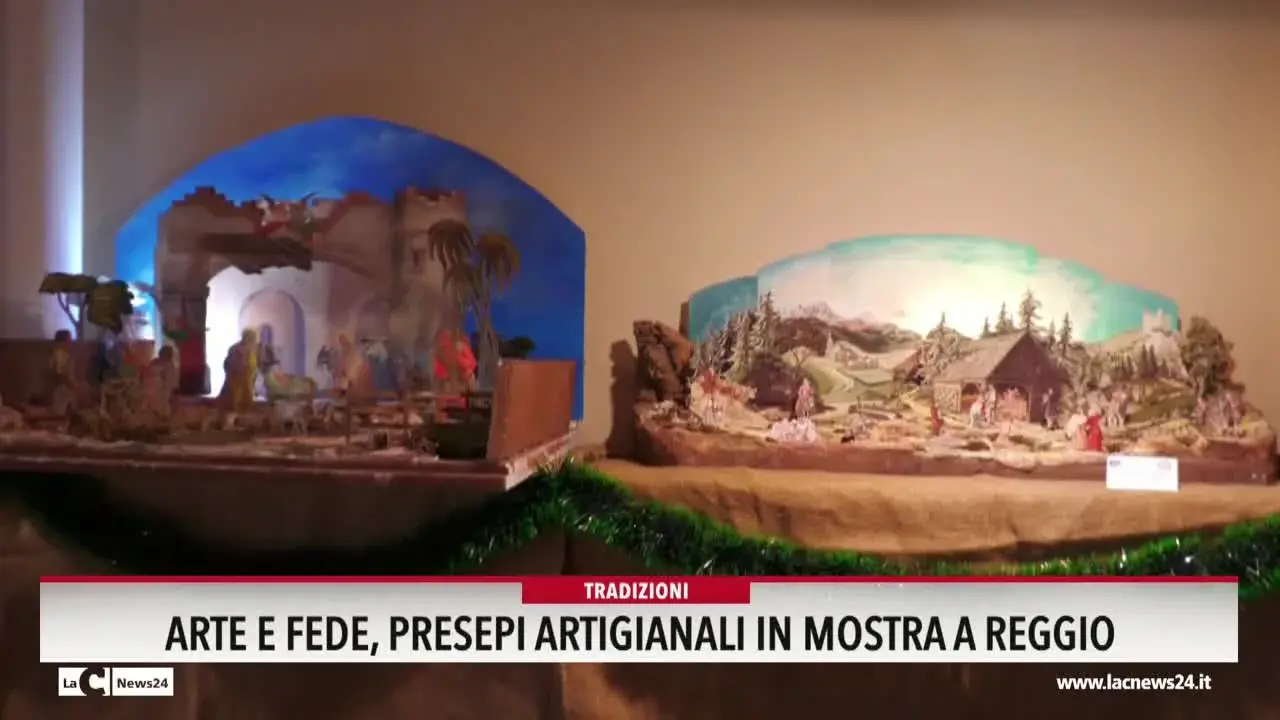 Arte e fede presepi artigianali in mostra a Reggio