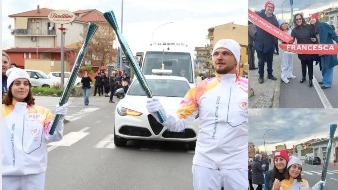 Da San Giovanni in Fiore a Lamezia: Francesca Cannizzaro porta la Fiamma Olimpica