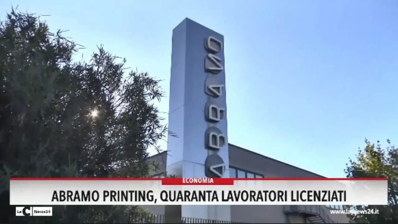 Abramo Printing, quaranta lavoratori licenziati