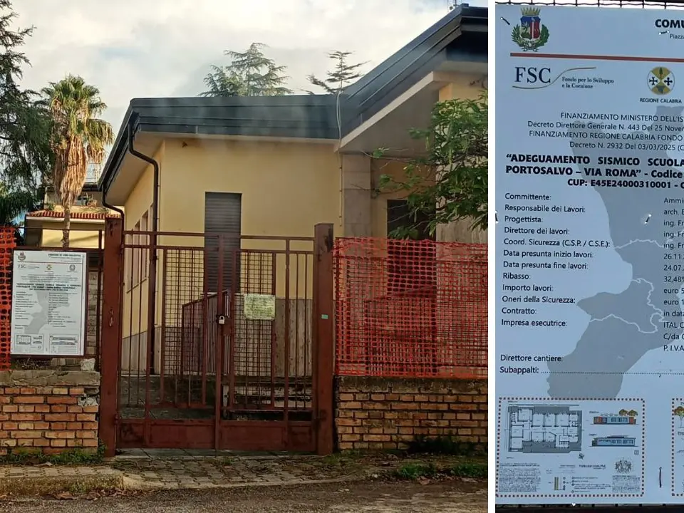 Dopo 4 anni partiti i lavori al plesso scolastico di Porto Salvo, l’esultanza del Comitato: «Grande emozione»