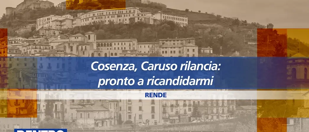 A Dentro la notizia focus su Cosenza e il rilancio di Caruso: «Pronto a ricandidarmi»\n