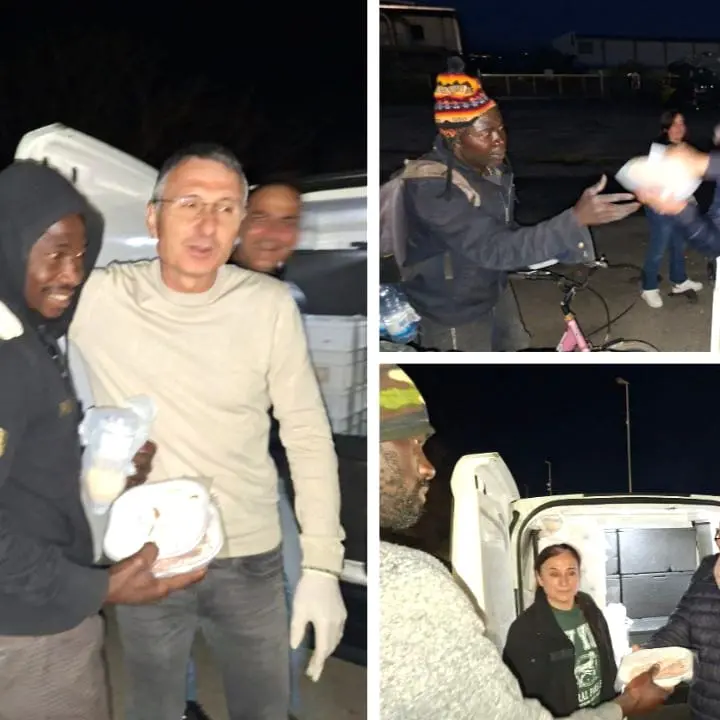 «Al centro la dignità della persona»: a San Ferdinando oltre 500 pasti per migranti\u00A0della tendopoli\n