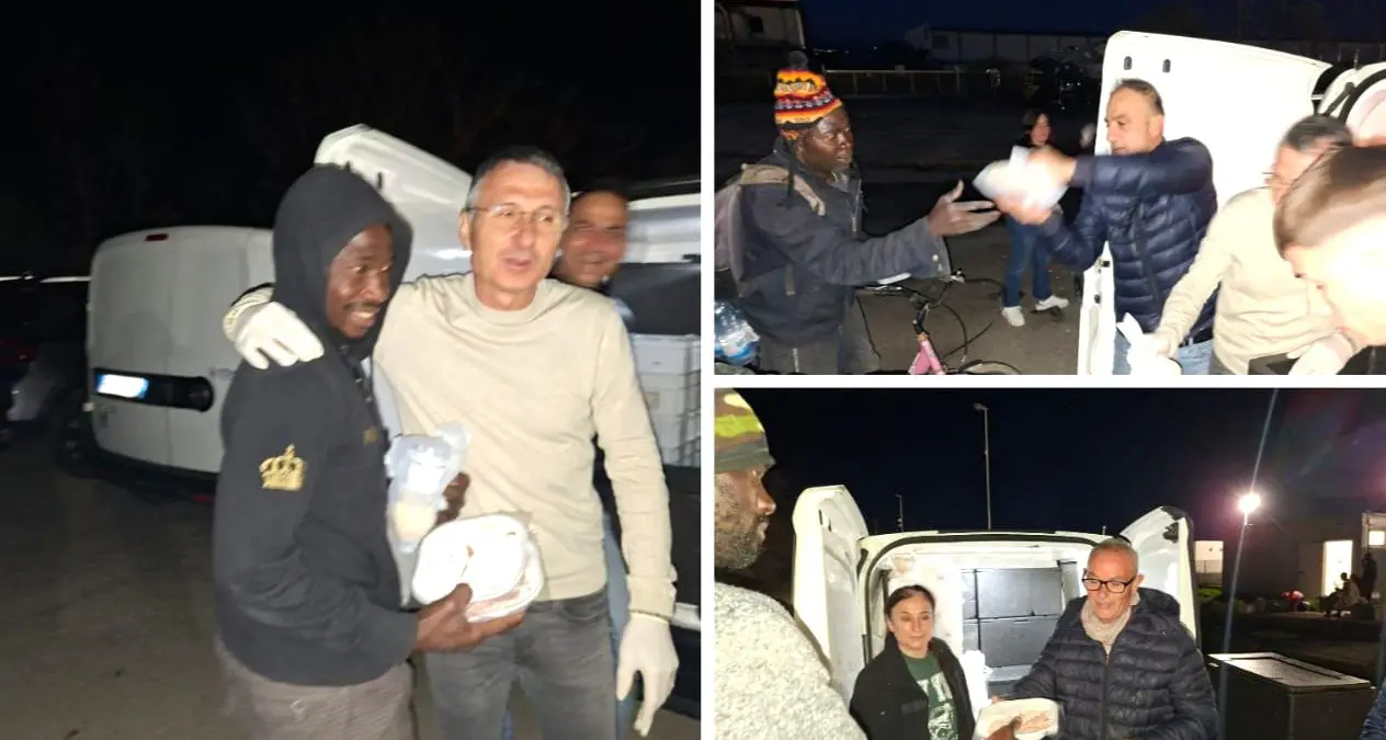 «Al centro la dignità della persona»: a San Ferdinando oltre 500 pasti per migranti\u00A0della tendopoli\n