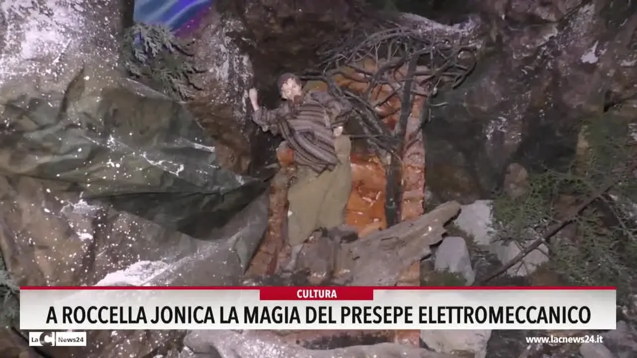 A Roccella Jonica la magia del presepe elettromeccanico