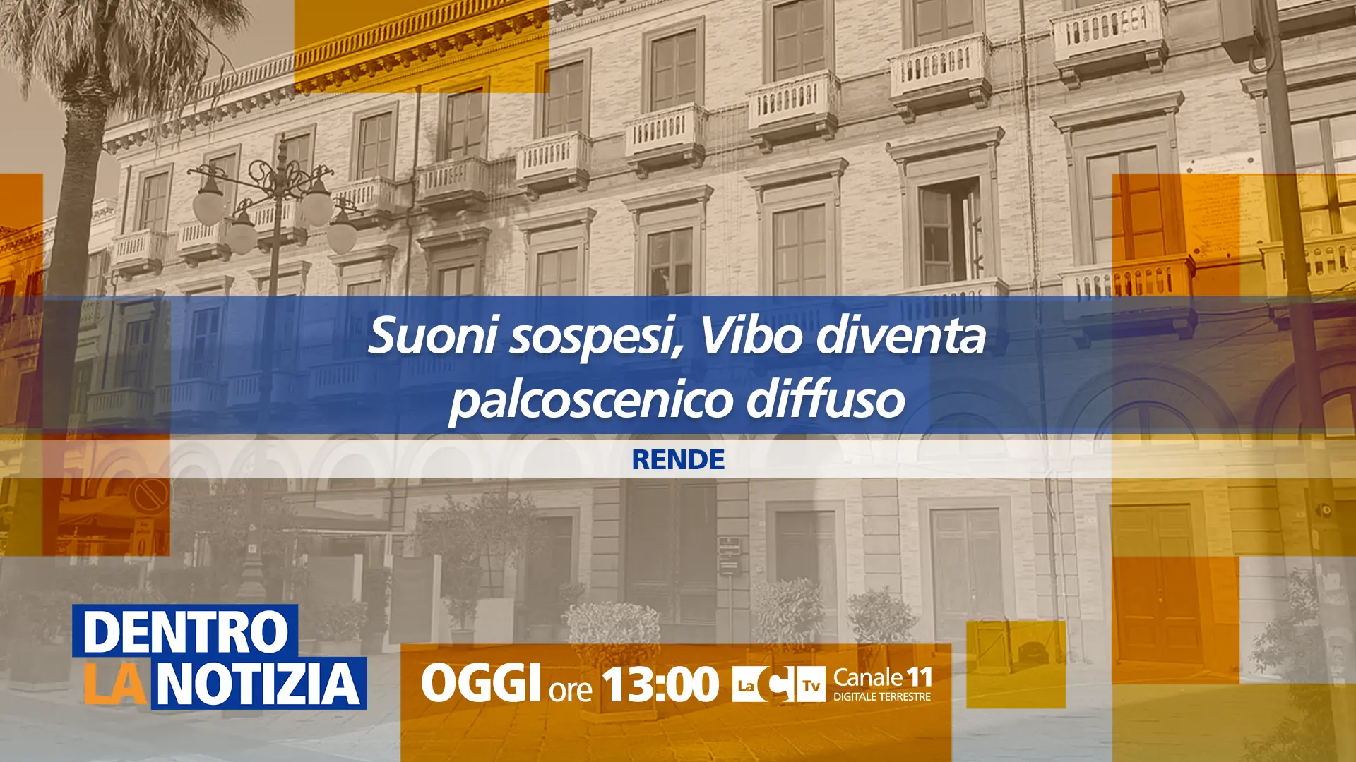 Suoni sospesi, Vibo diventa un palcoscenico diffuso: i dettagli oggi a Dentro la notizia\n