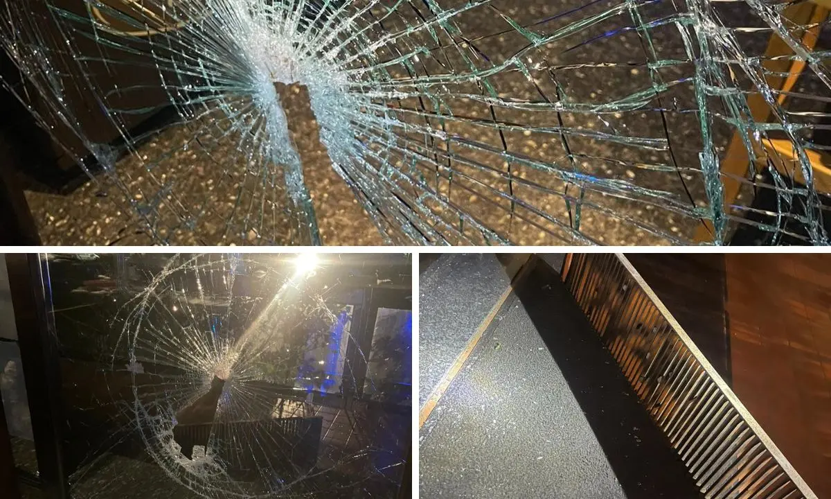 Rende, assalto notturno in un noto bar: ladri respinti dal vetro antisfondamento\n