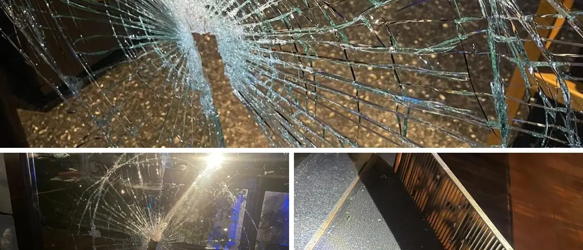 Rende, assalto notturno in un noto bar: ladri respinti dal vetro antisfondamento\n