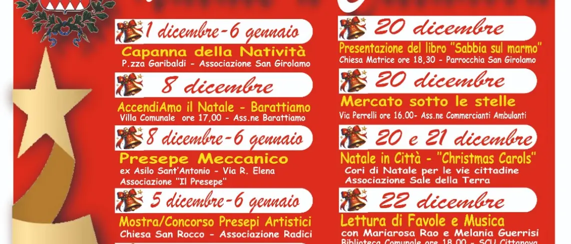 Natale a Cittanova: musica, luci e comunità per festeggiare insieme\n