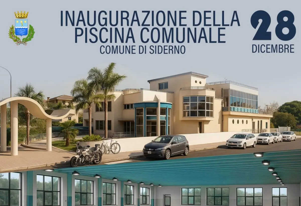 Domenica 28 dicembre l'inaugurazione della piscina comunale a Siderno\n