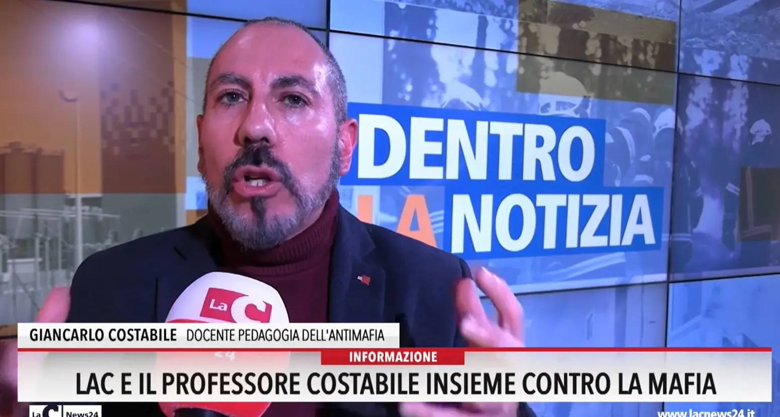 LaC e il professore Costabile insieme contro la mafia