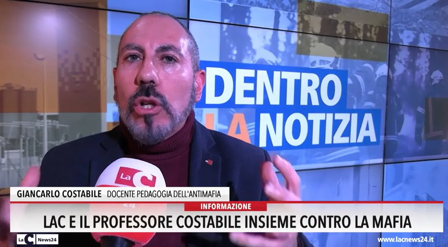 LaC e il professore Costabile insieme contro la mafia