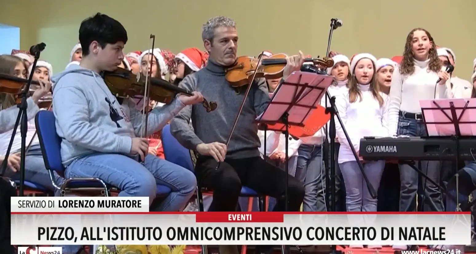 Pizzo, all'istituto omnicomprensivo concerto di Natale