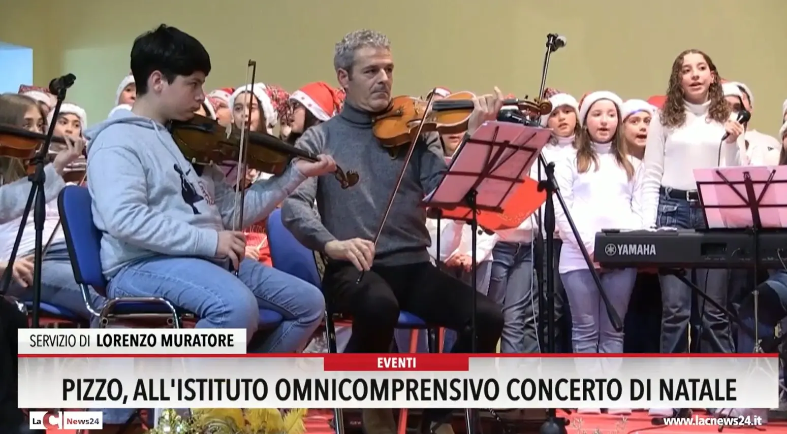 Pizzo, all'istituto omnicomprensivo concerto di Natale