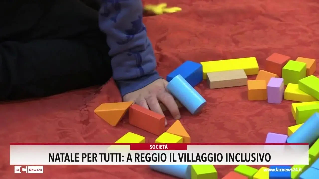 Natale per tutti: a Reggio il villaggio inclusivo