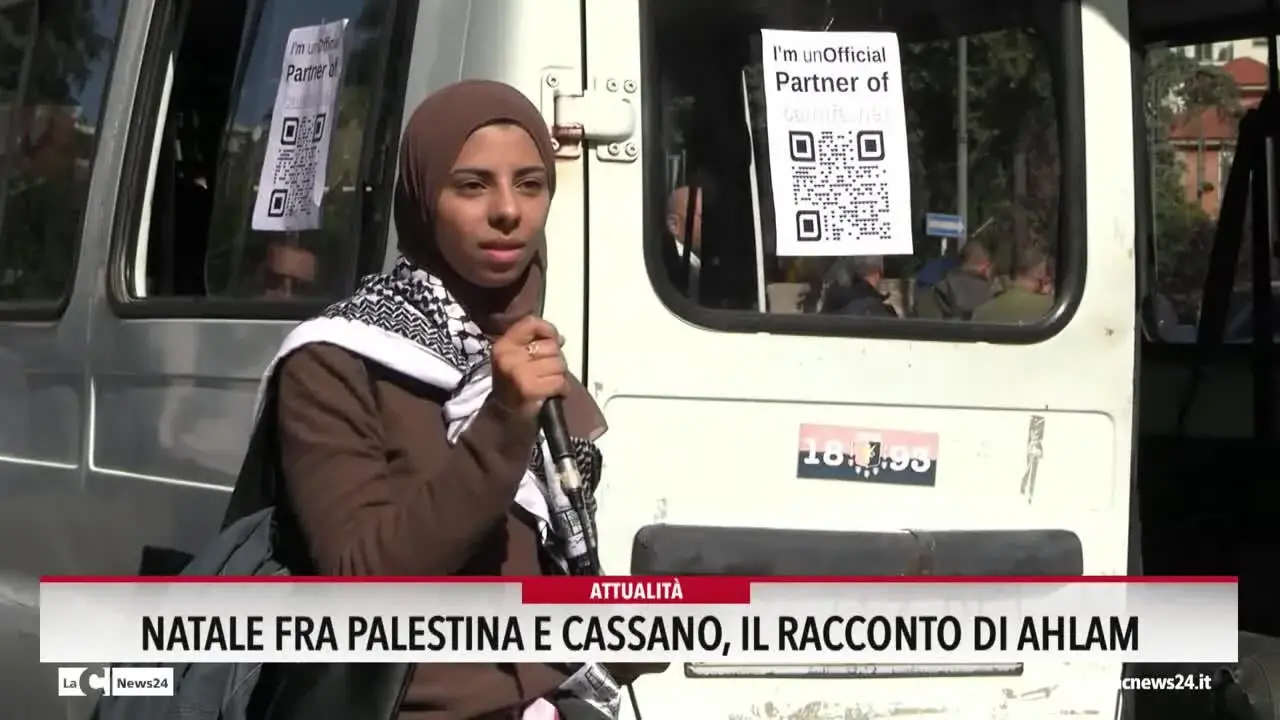 Natale fra Palestina e Cassano, il racconto di Ahlam