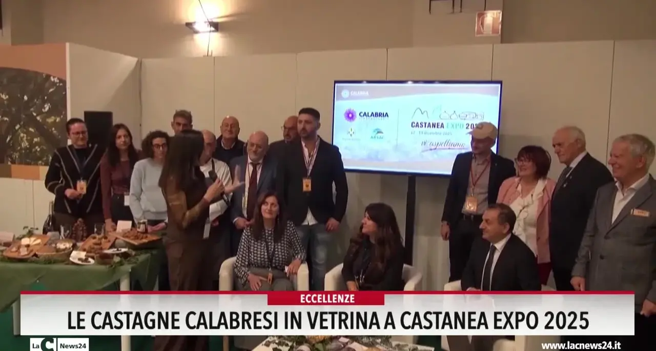 Le castagne calabresi in vetrina a Castanea Expo 2025
