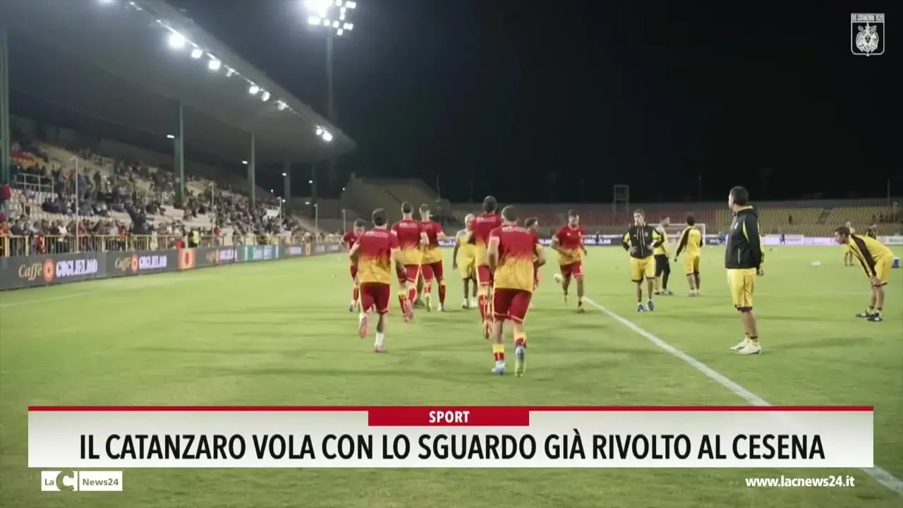 Il Catanzaro vola con lo sguardo già rivolto al Cesena