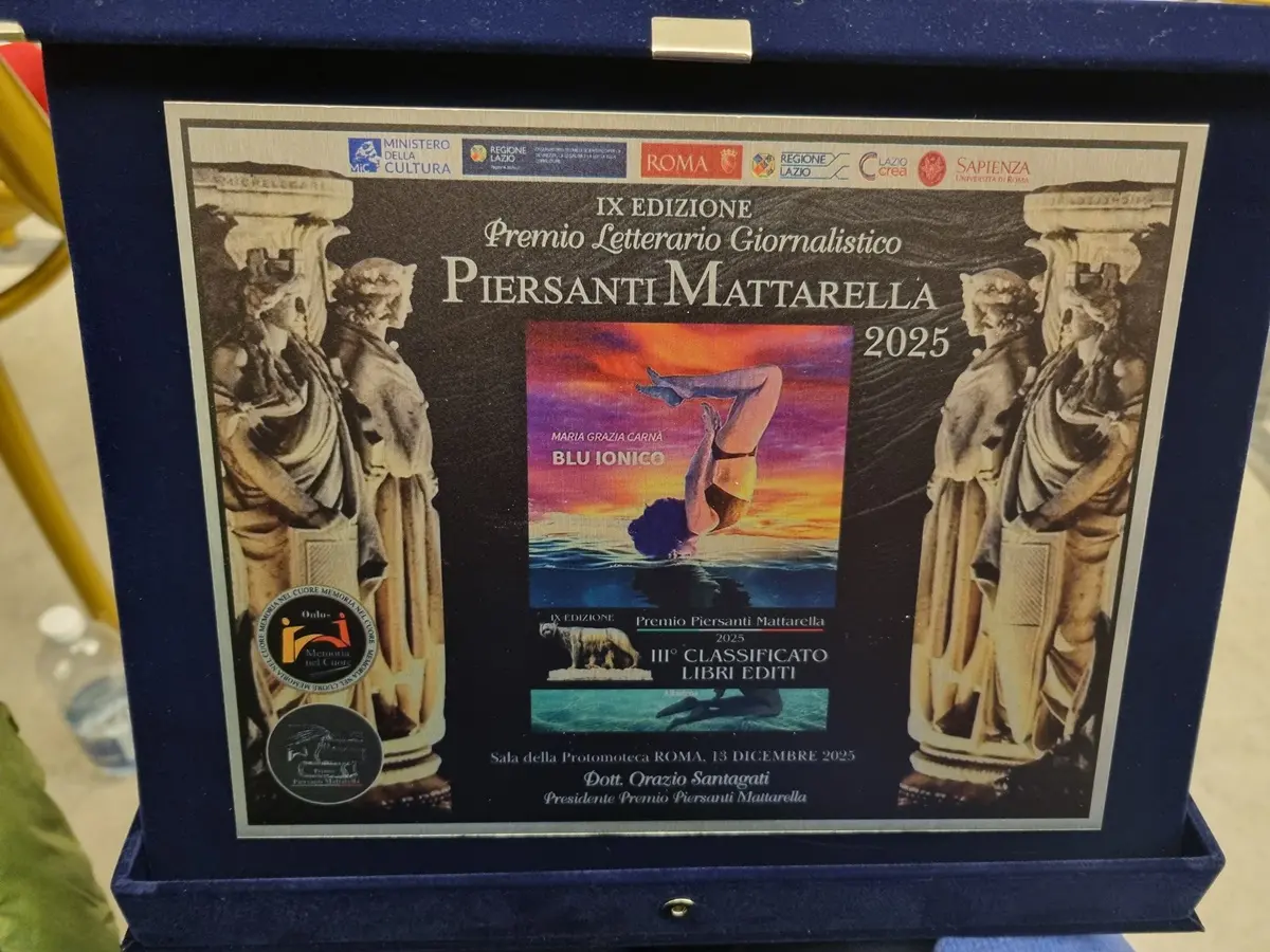 Il premio letterario Piersanti Mattarella alla reggina Maria Grazia Carnà\n