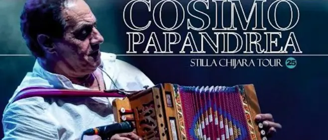 Musica e radici a Gioiosa Ionica con Cosimo Papandrea e il suo live Stilla Chjiara Tour\n