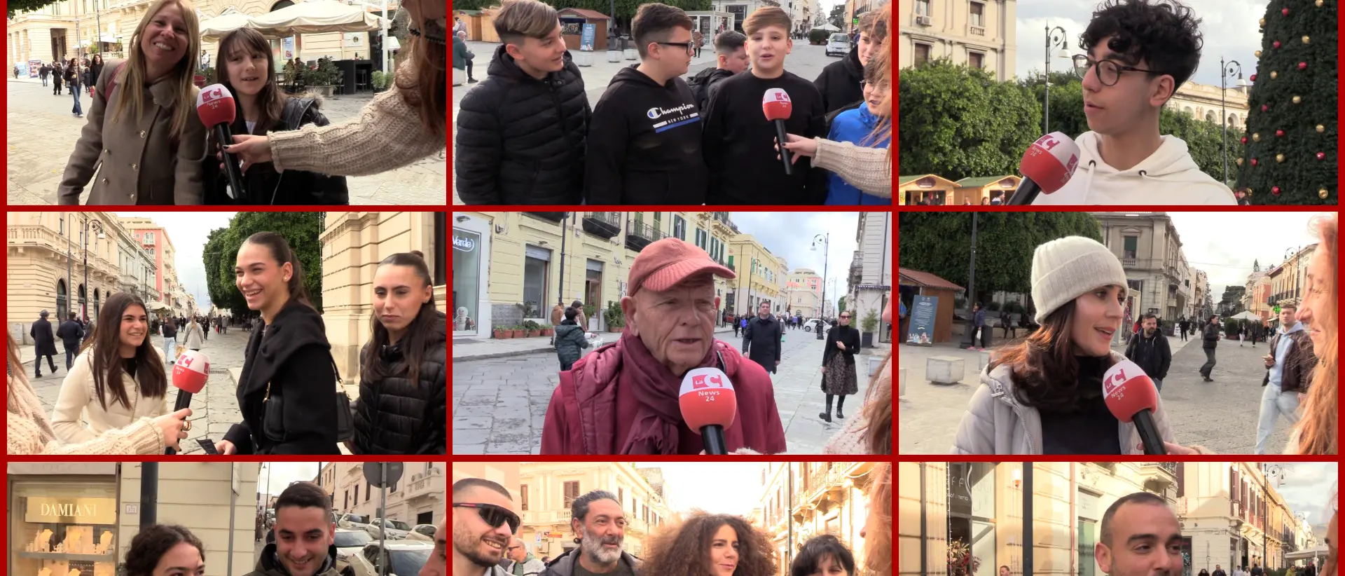 Tra partenze e ritorni Reggio si fa Natale: gli auguri dei reggini\n