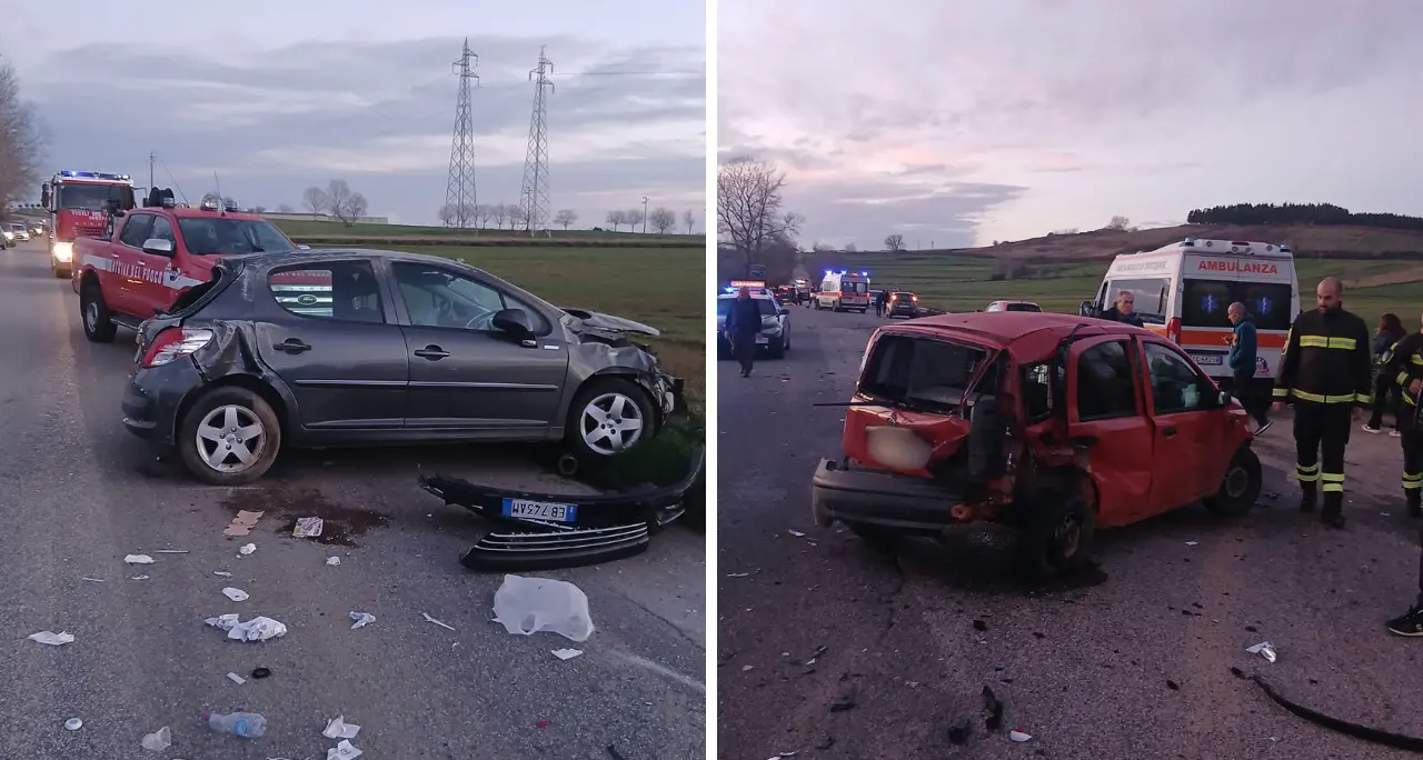 Pauroso incidente nel Vibonese, carambola tra 3 auto: 9 feriti, 4 sono minori