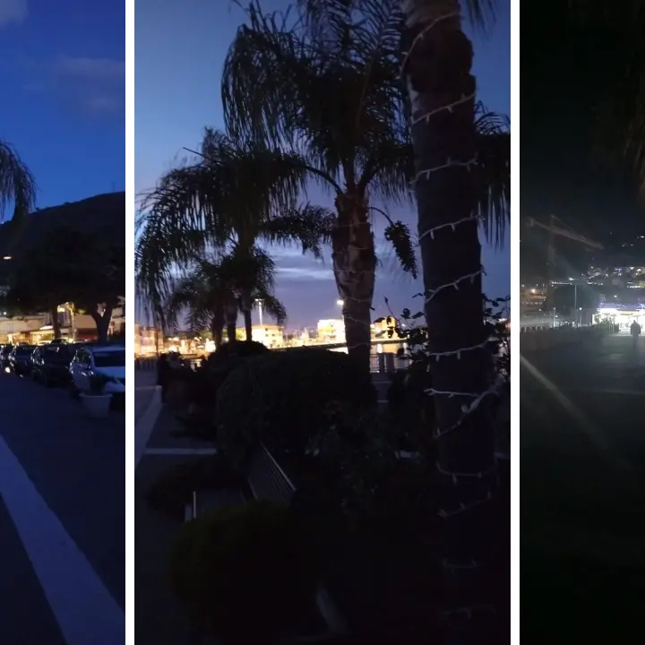 A Vibo Marina il Natale non brilla: illuminazione spenta nel tratto centrale del lungomare\n