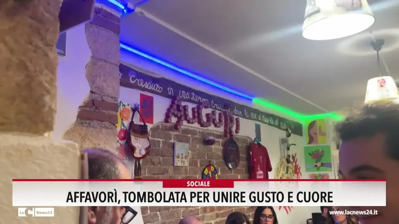 Affavorì, tombolata per unire gusto e cuore