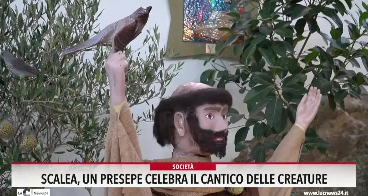 Scalea, un presepe celebra il cantico delle creature