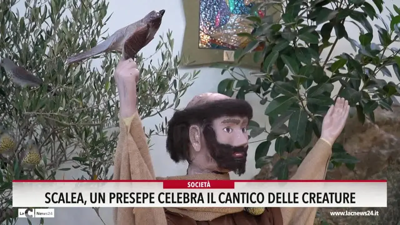 Scalea, un presepe celebra il cantico delle creature