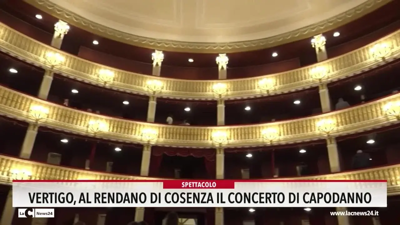 Vertigo, al Rendano di Cosenza il concerto di Capodanno